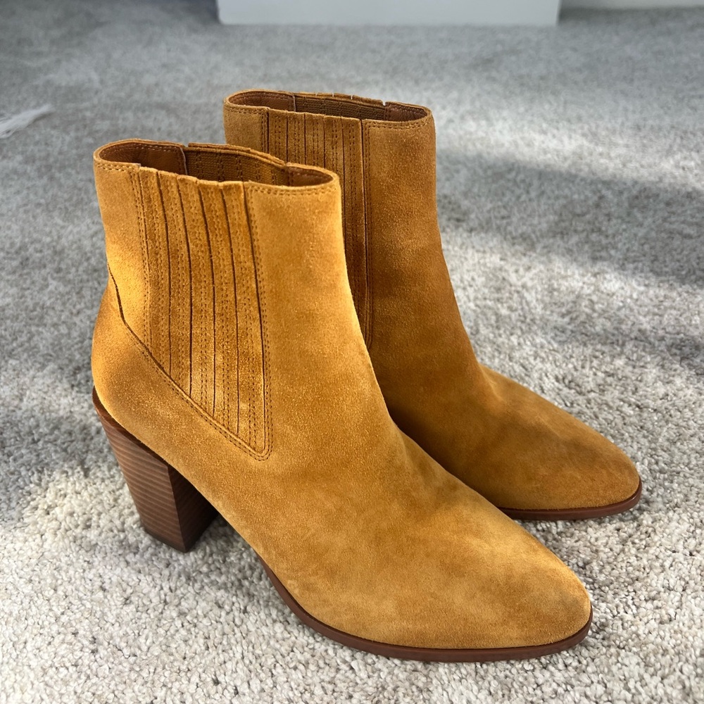 Rag & Bone Tan Suede Ankle Boots